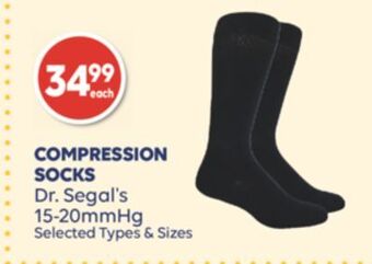Wellwise by Shoppers Compression socks dr. segal's 15-20mmhg offer