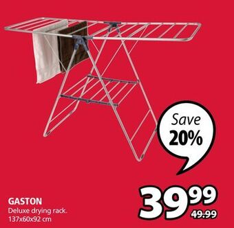 JYSK Gaston deluxe drying rack offer