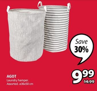 JYSK Agot laundry hamper offer