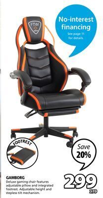 JYSK Gamborg deluxe gaming chair offer