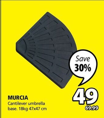 JYSK Murcia cantilever umbrella base offer