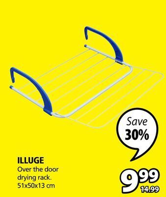 JYSK Illuge over the door drying rack offer