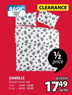 JYSK Danielle duvet cover set offer