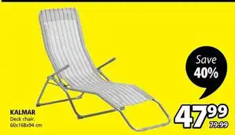 JYSK Kalmar deck chair offer