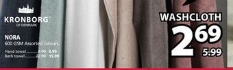JYSK Kronborg nora washcloth offer