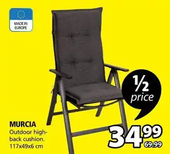 JYSK Murcia outdoor high-back cushion offer