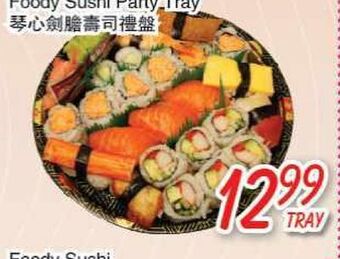Foody Mart Foody sushi party tray offer