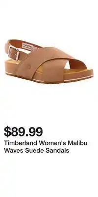 Mark's Timberland women's malibu waves suede sandals offer