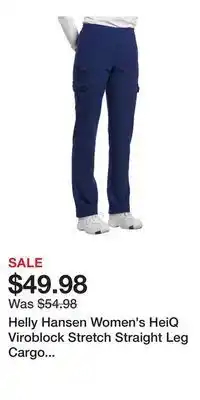 Mark's Helly hansen women's heiq viroblock stretch straight leg cargo scrub pants offer