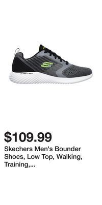 Sport Chek Skechers men's bounder shoes, low top, walking, training, lightweight, cushioned offer