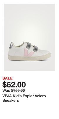 Holt Renfrew Veja kid's esplar velcro sneakers offer