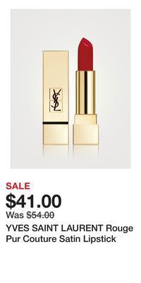 Holt Renfrew Yves saint laurent rouge pur couture satin lipstick offer