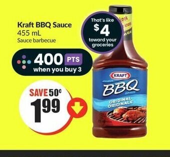 FreshCo Kraft BBQ Sauce 455 mL offer