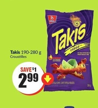 FreshCo Takis 190-280 g offer