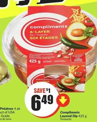 FreshCo Compliments Layered Dip offer