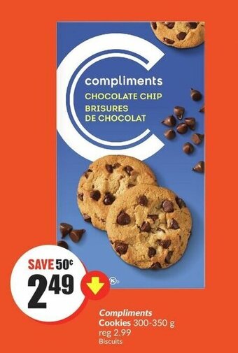 FreshCo Compliments Cookies 300-350 g offer