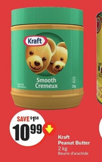 FreshCo Kraft Peanut Butter 2 kg offer