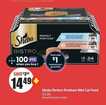FreshCo Sheba Perfect Portions Wet Cat Food offer