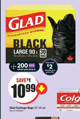 FreshCo Glad Garbage Bags offer