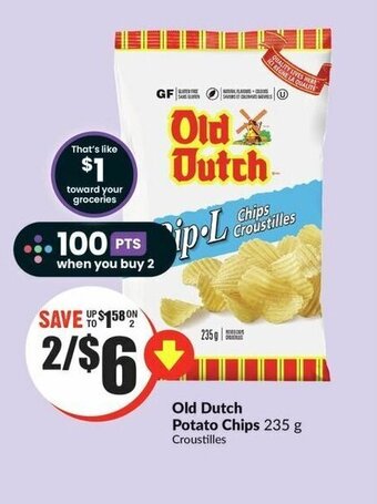FreshCo Old Dutch Potato Chips 235 g offer