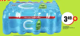FreshCo Compliments Spring Water 40x500 mL offer