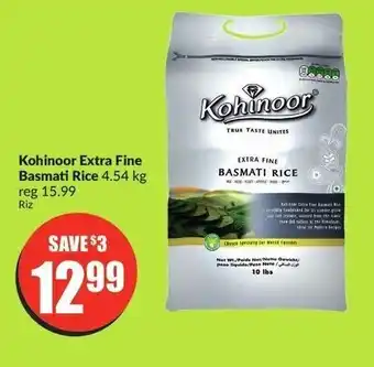 FreshCo Kohinoor Extra Fine Basmati Rice 4.54 kg offer