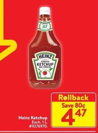 Walmart Heinz Ketchup offer