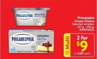 Walmart Philadelphia Cream Cheese offer