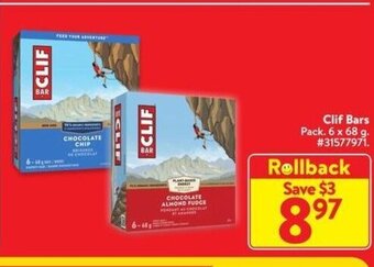 Walmart Clif Bars offer