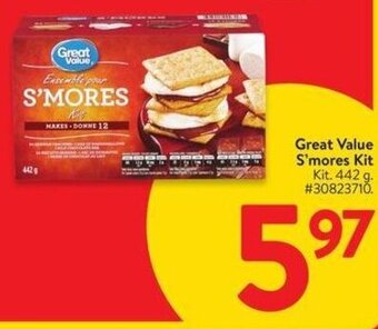 Walmart Great Value S'mores Kit offer