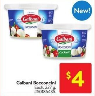 Walmart Galbani Bocconcini offer