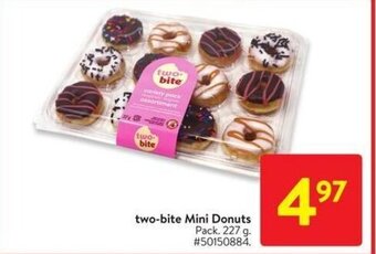 Walmart Two-bite Mini Donuts offer