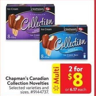 Walmart Chapman's Canadian Collection Novelties offer