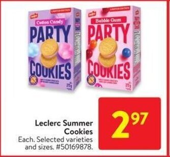 Walmart Leclerc Summer Cookies offer