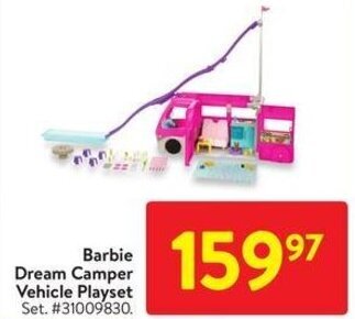Walmart Barbie Dream Camper Vehicle Playset offer