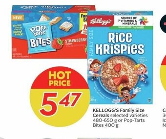Sobeys KELLOGG'S Family Size Cereals offer
