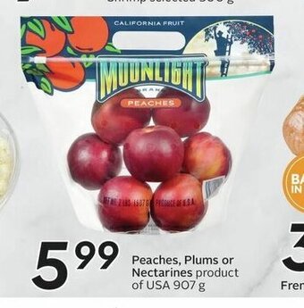 Sobeys Peaches, Plums or Nectarines offer