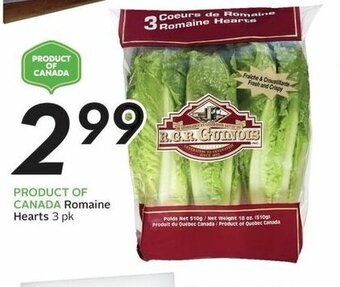 Sobeys Romaine Hearts offer