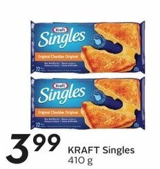Sobeys KRAFT Singles 410 g offer