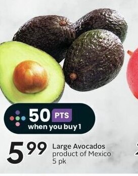 Sobeys Large Avocados offer