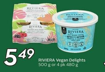 Sobeys RIVIERA Vegan Delights offer