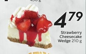 Sobeys Strawberry Cheesecake Wedge 210 g offer