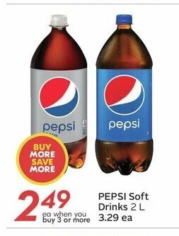 Sobeys PEPSI Soft Drinks 2 L offer