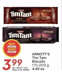 Sobeys ARNOTT'S Tim Tam Biscuits offer