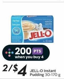 Sobeys JELL-O Instant Pudding 30-170 g offer