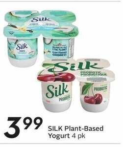 Sobeys SILK Plant-Based Yogurt offer