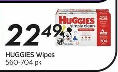 Sobeys HUGGIES Wipes offer