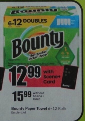 FreshCo Bounty Paper Towel offer
