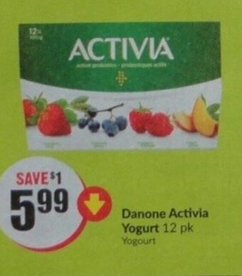 FreshCo Danone Activia Yogurt offer