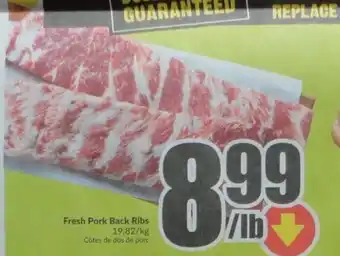 FreshCo Fresh Pork Back Ribs offer